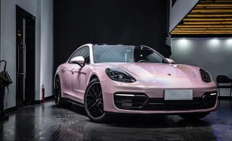  - Ravoony Gloss Laser Light Pink Car Wrap