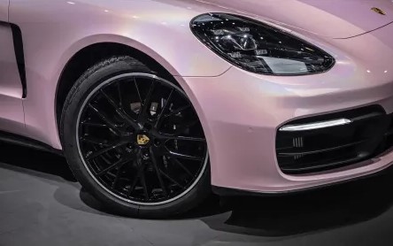  - Ravoony Gloss Laser Light Pink Car Wrap